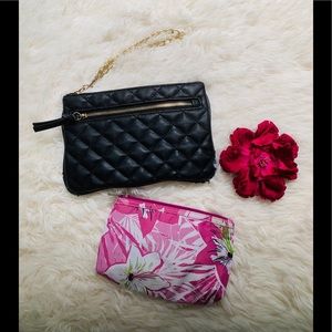 Express Clutch & Makeup Bag Set - 2ct